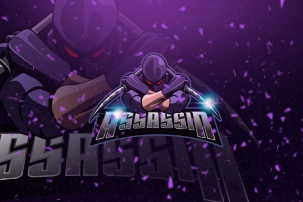 刺客忍者电子竞技吉祥物Logo标志设计模板 Assassin – Mascot & Esport Logo缩略图 刺客忍者电子竞技吉祥物Logo标志设计模板 Assassin – Mascot & Esport Logo