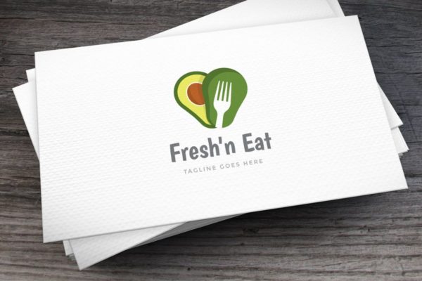 绿色食品餐饮品牌Logo设计模板 Fresh Avocado Logo Template缩略图 绿色食品餐饮品牌Logo设计模板 Fresh Avocado Logo Template