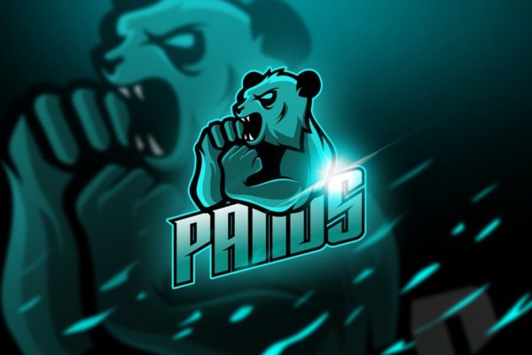 愤怒的灰熊电子竞技吉祥物Logo标志设计模板 Pand – Mascot & Logo Esport缩略图 愤怒的灰熊电子竞技吉祥物Logo标志设计模板 Pand – Mascot & Logo Esport