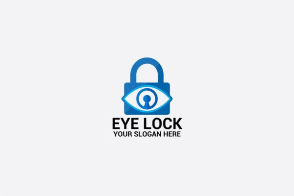 安保安全服务企业品牌Logo设计模板 EYE LOCK缩略图 安保安全服务企业品牌Logo设计模板 EYE LOCK