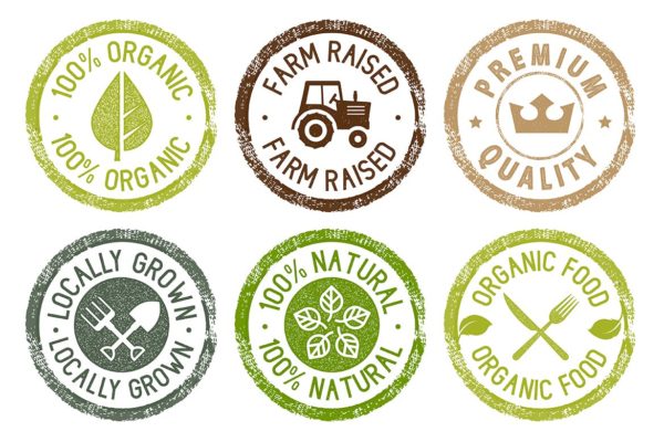 有机食品贴纸标志设计模板素材 Organic Food Stickers Collection缩略图 有机食品贴纸标志设计模板素材 Organic Food Stickers Collection