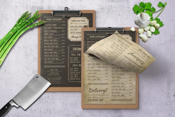 复古老式单页餐厅菜谱菜单PSD模板 Retro Vintage Single Page Menu A4 & US Letter缩略图 复古老式单页餐厅菜谱菜单PSD模板 Retro Vintage Single Page Menu A4 & US Letter