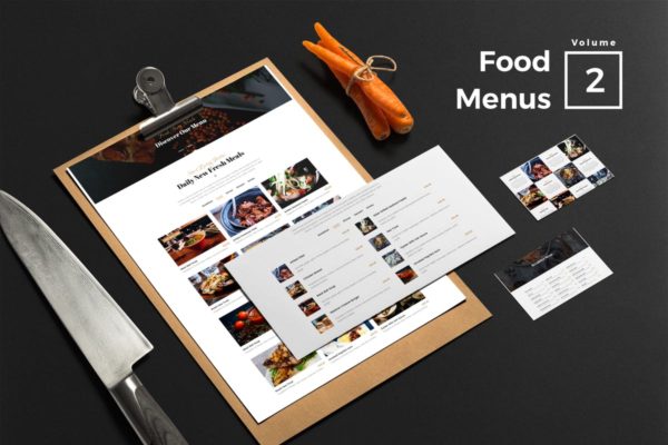 在线点餐系统网站设计素材Vol.2 Food Menus for Web Vol 02缩略图 在线点餐系统网站设计素材Vol.2 Food Menus for Web Vol 02