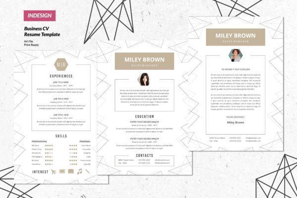 经理职位应聘创意个人简历设计模板v13 Manager Creative Resume Design Vol. 13缩略图 经理职位应聘创意个人简历设计模板v13 Manager Creative Resume Design Vol. 13