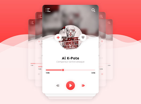 音乐APP UI 设计 Music Player UI Design缩略图 音乐APP UI 设计 Music Player UI Design