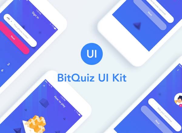 大洋岛下午茶：问答测试等互动轻互动小应用APP UI KITS模板套装下载[Sketch]