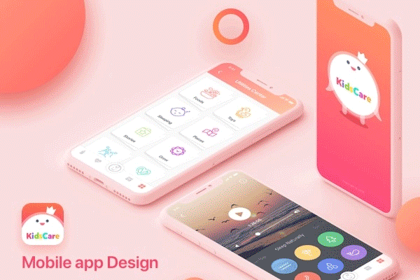 大洋岛下午茶：幼儿园儿童管理APP UI KITS[iPhone X,XD,Sketch]