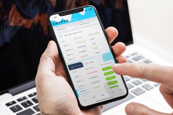 加密货币交易市场APP应用主页界面模板 Crypto Trade Home Part 2 Mobile Ui