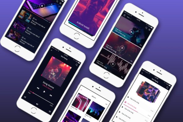 多媒体移动手机APP应用UI套件 Multimedia Mobile UI Kit缩略图 多媒体移动手机APP应用UI套件 Multimedia Mobile UI Kit