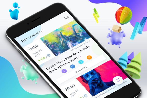 热门事件活动主题APP应用UI模板 Event 6 Mobile Ui缩略图 热门事件活动主题APP应用UI模板 Event 6 Mobile Ui