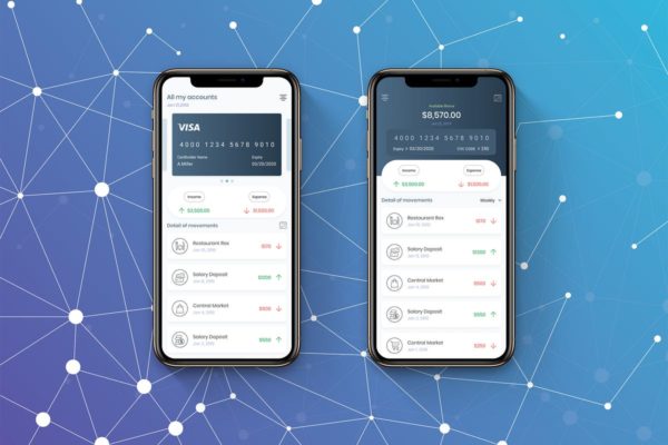 电子钱包交易记录界面APP应用UI设计 Mobile Bank Finance UI – H缩略图 电子钱包交易记录界面APP应用UI设计 Mobile Bank Finance UI – H