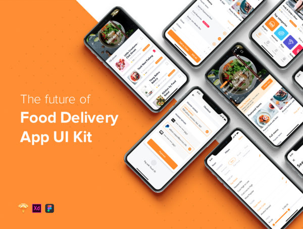 外卖点餐APP应用UI界面设计套件 Fozzi – Food Delivery App UI Kit缩略图 外卖点餐APP应用UI界面设计套件 Fozzi – Food Delivery App UI Kit