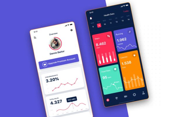 数据统计分析APP应用用户界面设计素材 Data Analysis Statistics UI mobile App缩略图 数据统计分析APP应用用户界面设计素材 Data Analysis Statistics UI mobile App