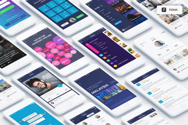 多用途综合性APP界面设计UI套件for Figma Mountify Mobile UI Kit for FIGMA缩略图 多用途综合性APP界面设计UI套件for Figma Mountify Mobile UI Kit for FIGMA