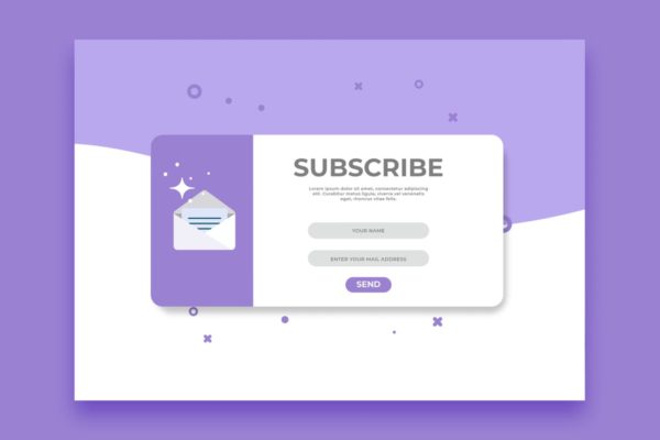 网站邮件订阅窗口设计模板01 Subscription Pop-Up.01缩略图 网站邮件订阅窗口设计模板01 Subscription Pop-Up.01