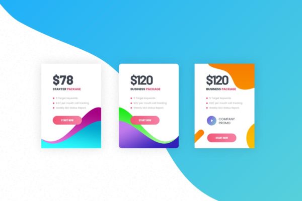 企业服务价格表网站UI设计模板 Business Pricing Table UI Template PSD缩略图 企业服务价格表网站UI设计模板 Business Pricing Table UI Template PSD