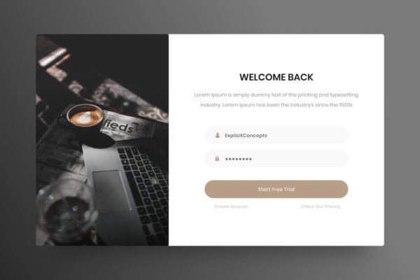 清新简约设计风格网站登陆表单UI模板 Login Form – Adobe XD缩略图 清新简约设计风格网站登陆表单UI模板 Login Form – Adobe XD