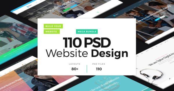 110套企业官网网站设计PSD模板合集缩略图 110套企业官网网站设计PSD模板合集