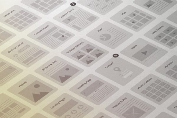网站设计线框图设计套件 Website Wireframe Kit