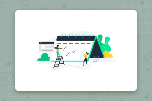 日程计划管理扁平设计风格矢量概念插画 Planing Schedule flat vector illustration concept缩略图 日程计划管理扁平设计风格矢量概念插画 Planing Schedule flat vector illustration concept
