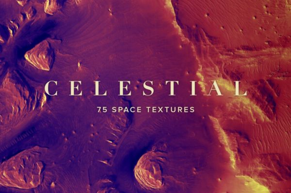 创意抽象纹理系列：外星球表面抽象纹理&笔刷 Celestial