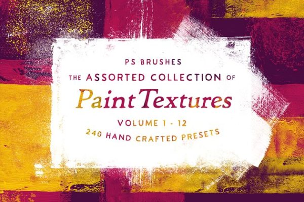 252种真漆油漆PS刷 252 Assorted Real Paint PS Brushes