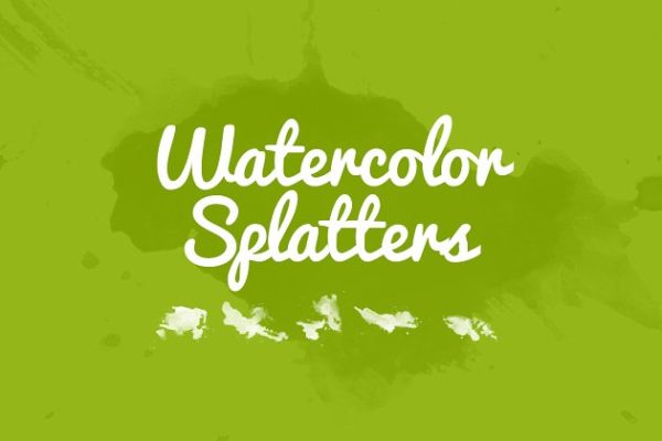 32款水彩飞溅图形PS笔刷 32 Watercolor Splatters缩略图 32款水彩飞溅图形PS笔刷 32 Watercolor Splatters