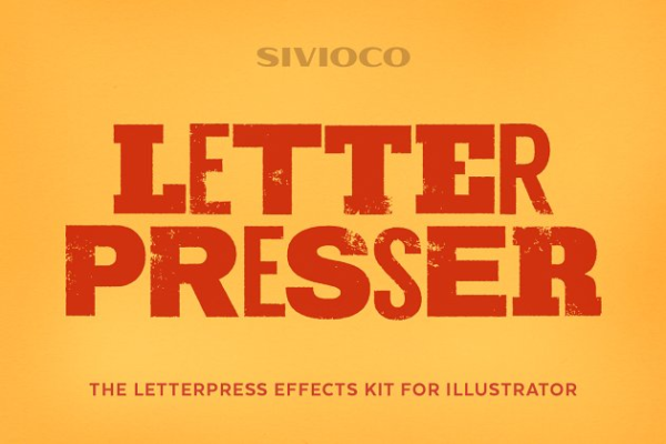 凸版印刷机印刷效果AI动作 Letter presser