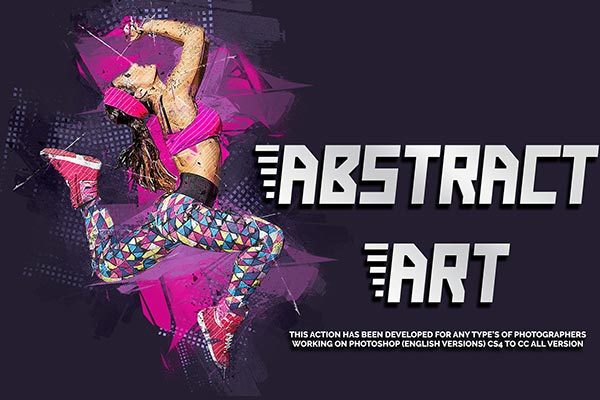 抽象艺术效果的PS动作下载 Abstract Art Photoshop Action [atn]
