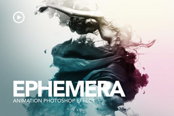 涌动的烟雾动画照片海报特效PS动作 Ephemera Animation Photoshop Action缩略图 涌动的烟雾动画照片海报特效PS动作 Ephemera Animation Photoshop Action