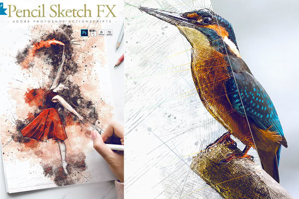 动画铅笔素描FX – Photoshop附加组件 Animated Pencil Sketch FX – Photoshop Add-On缩略图 动画铅笔素描FX – Photoshop附加组件 Animated Pencil Sketch FX – Photoshop Add-On