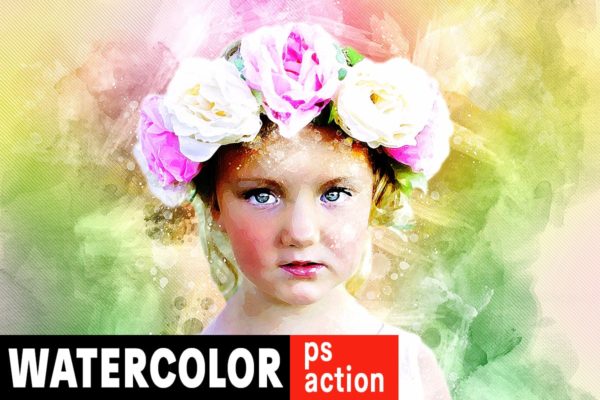 多彩水彩绘画艺术效果PS照片处理动作 Watercolor Artist Photoshop Action缩略图 多彩水彩绘画艺术效果PS照片处理动作 Watercolor Artist Photoshop Action