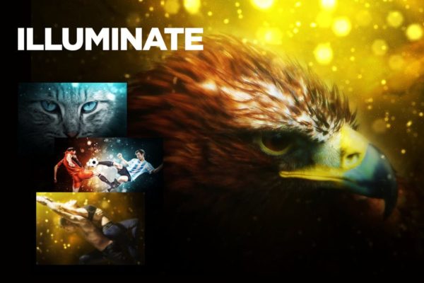 炫酷魔幻高光散景效果PS动作 Illuminate CS3+ Photoshop Action