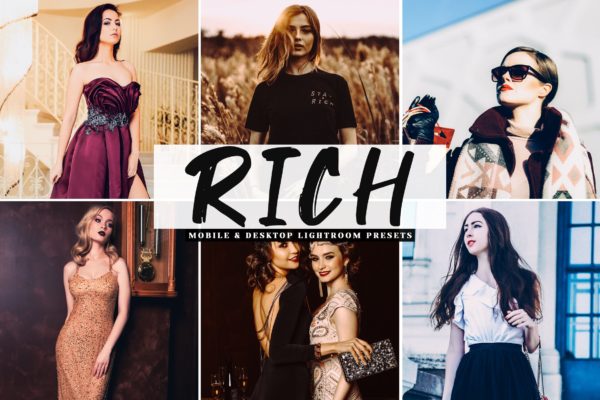 活力暖色系照片后期处理调色LR预设 Rich Mobile & Desktop Lightroom Presets缩略图 活力暖色系照片后期处理调色LR预设 Rich Mobile & Desktop Lightroom Presets