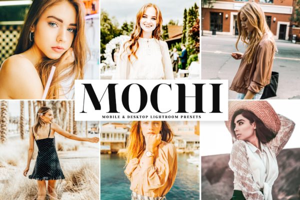 日系人物摄影后期处理暖色系调色滤镜LR预设 Mochi Mobile & Desktop Lightroom Presets缩略图 日系人物摄影后期处理暖色系调色滤镜LR预设 Mochi Mobile & Desktop Lightroom Presets