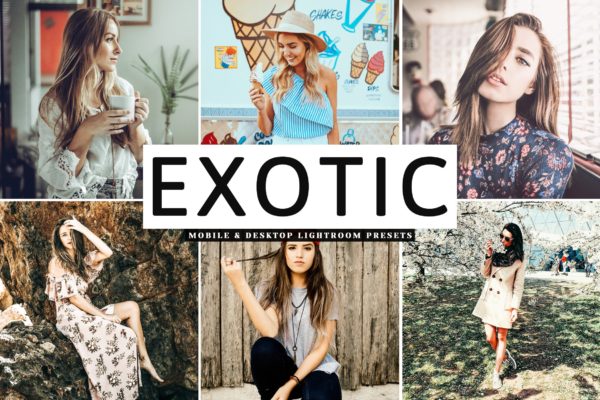 异国风情人物摄影调色处理LR预设 Exotic Mobile & Desktop Lightroom Presets缩略图 异国风情人物摄影调色处理LR预设 Exotic Mobile & Desktop Lightroom Presets
