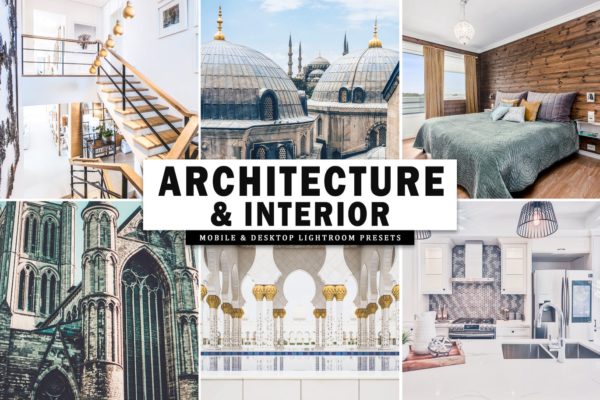 建筑和室内摄影后期处理调色滤镜LR预设 Architecture & Interior Lightroom Presets缩略图 建筑和室内摄影后期处理调色滤镜LR预设 Architecture & Interior Lightroom Presets