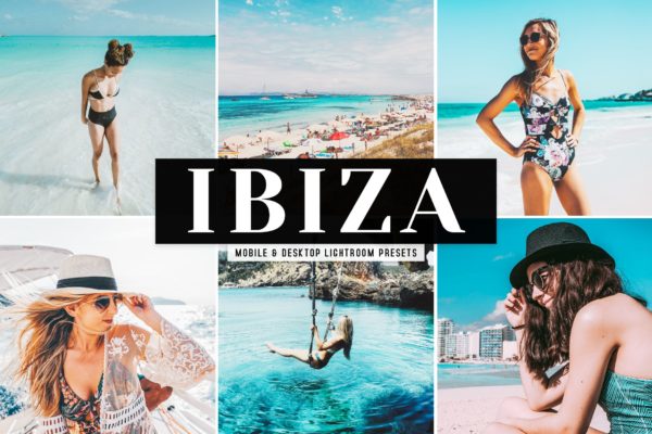 海滩风景人物摄影后期处理LR调色预设 Ibiza Mobile & Desktop Lightroom Presets缩略图 海滩风景人物摄影后期处理LR调色预设 Ibiza Mobile & Desktop Lightroom Presets
