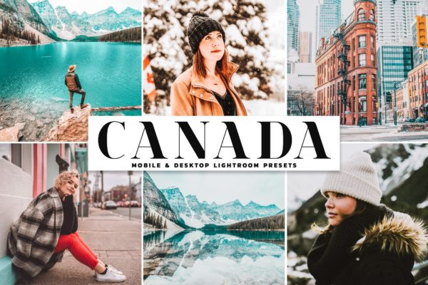 高对比度哑光/橙色/蓝绿色柔和色调LR预设 Canada Mobile & Desktop Lightroom Presets缩略图 高对比度哑光/橙色/蓝绿色柔和色调LR预设 Canada Mobile & Desktop Lightroom Presets