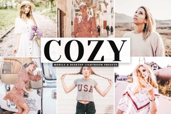 亮色调摄影后期处理LR预设下载 Cozy Mobile & Desktop Lightroom Presets缩略图 亮色调摄影后期处理LR预设下载 Cozy Mobile & Desktop Lightroom Presets