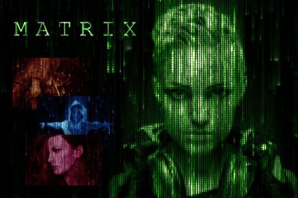 数字矩阵黑客帝国效果照片后期处理PS动作 Matrix Code CS3+ Photoshop Action