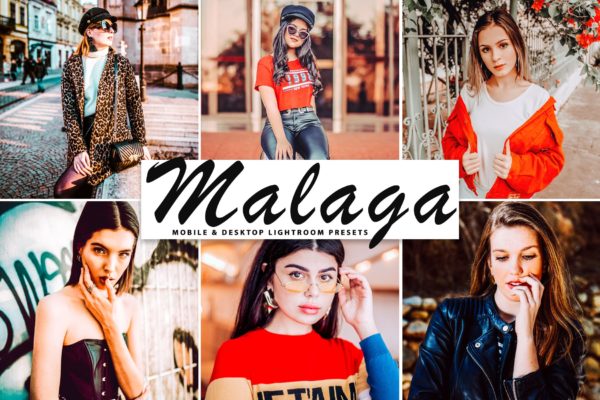 鲜艳自然人像摄影效果处理LR预设下载 Malaga Mobile & Desktop Lightroom Presets缩略图 鲜艳自然人像摄影效果处理LR预设下载 Malaga Mobile & Desktop Lightroom Presets