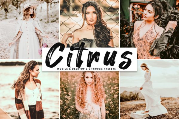 柑橘暖色调照片后期处理LR调色预设下载 Citrus Mobile & Desktop Lightroom Presets缩略图 柑橘暖色调照片后期处理LR调色预设下载 Citrus Mobile & Desktop Lightroom Presets