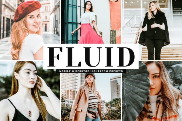摄影人像白色水洗色调后期处理的LR预设下载 Fluid Mobile & Desktop Lightroom Presets缩略图 摄影人像白色水洗色调后期处理的LR预设下载 Fluid Mobile & Desktop Lightroom Presets