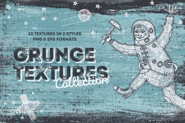 复古笔画图案背景纹理 Blackview Retro Textures Collection