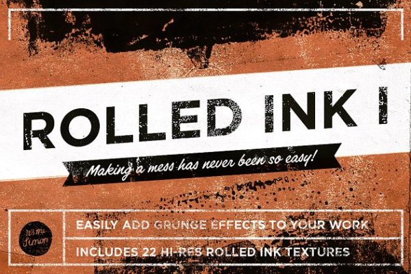 滚刷墨水图案纹理 Rolled ink textures缩略图 滚刷墨水图案纹理 Rolled ink textures