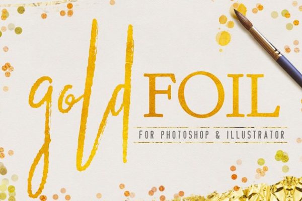 20种高质量金箔图案纹理 Gold Foil Textures