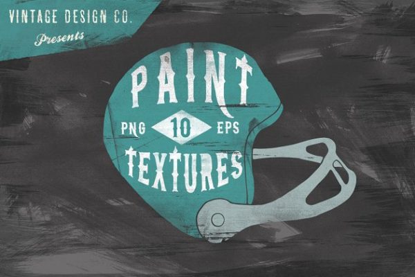 10款复古怀旧风格油画笔画纹理 10 Paint Textures