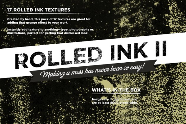 轧制墨水纹理II Rolled ink textures II photoshop