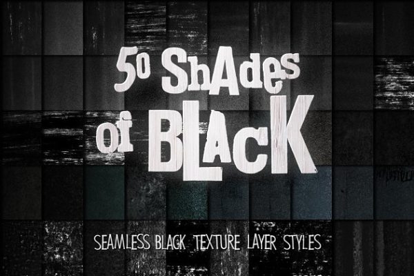 50款手工制作黑色墨水纹理 50 BLACK INK TEXTURES